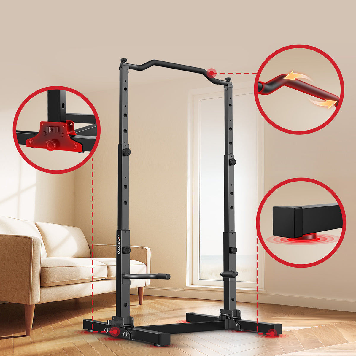 JOROTO JU30 Tour de Musculation Pliable – 204 kg