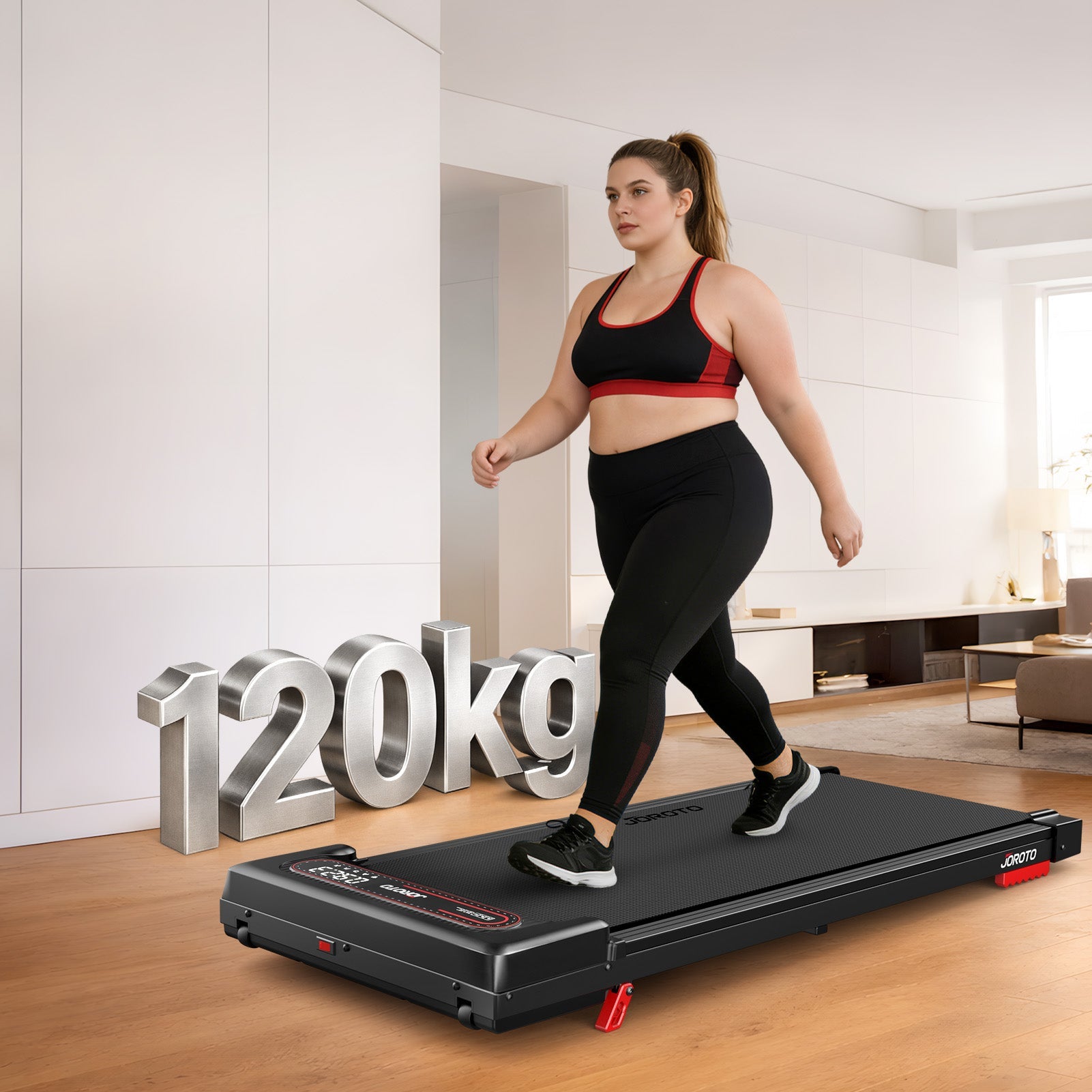 JOROTO F10 Tapis Roulant Pliable – 10 km/h, 120 kg