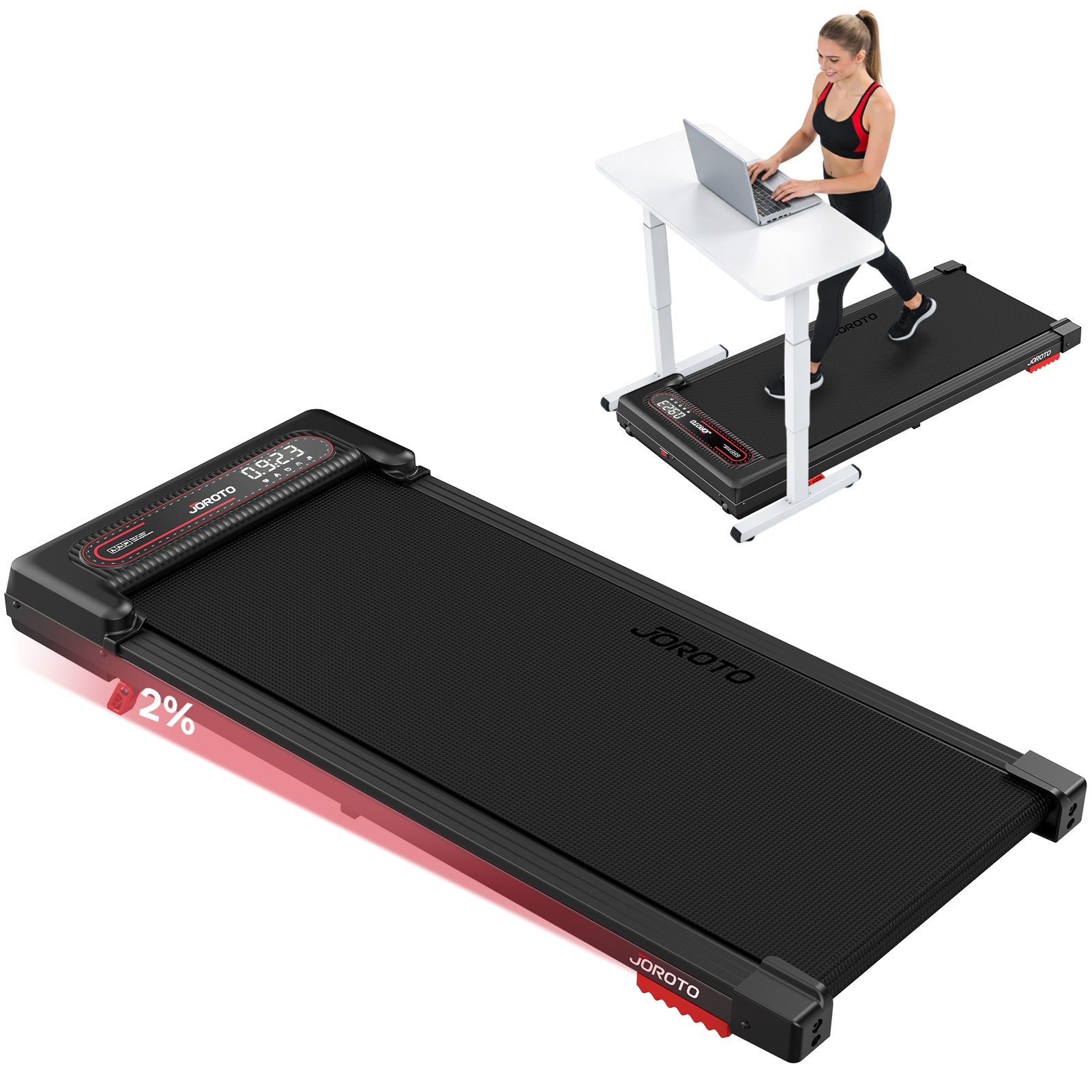 JOROTO F10 Tapis Roulant Pliable – 10 km/h, 120 kg
