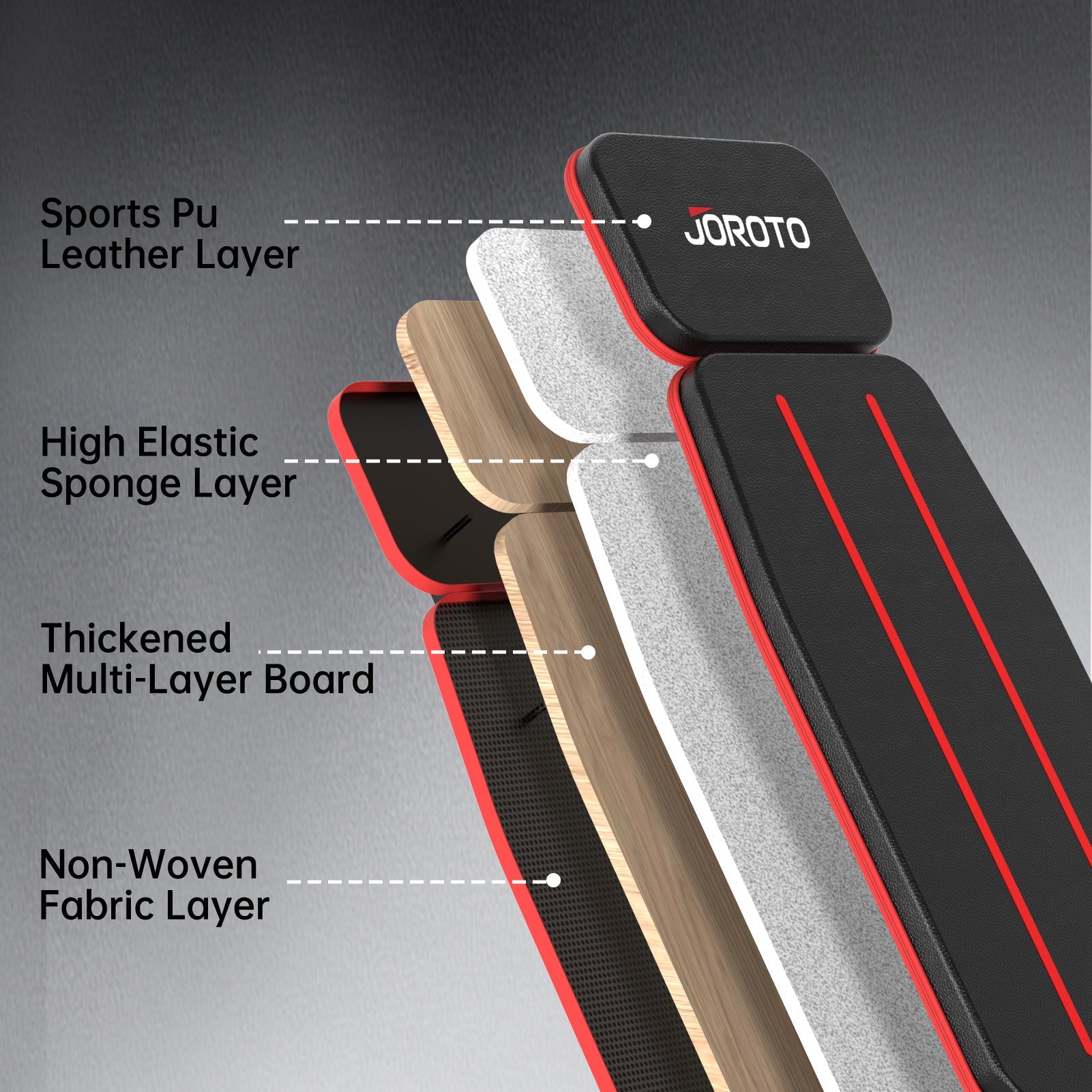 JOROTO MD55 Banc 6-en-1 – Légère & Pliable Sous Lit