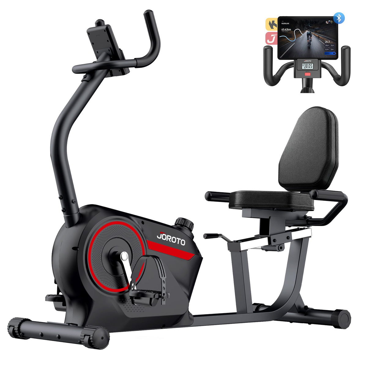 JOROTO JH30PRO Vélo Semi-Allongé d'Appartement – Confort & Rééducation