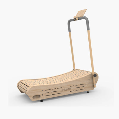 JOROTO F50 Tapis de Course en Bois | Tapis de Marche Manuel Pliable pour Marche & Jogging