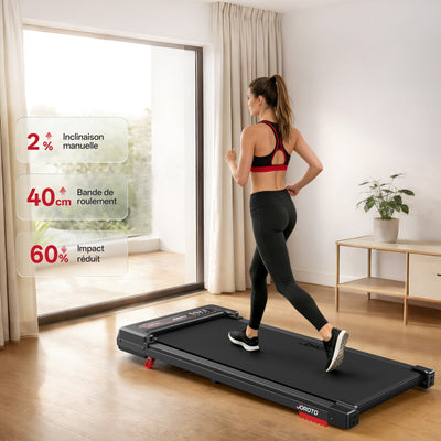 JOROTO F10 Tapis Roulant Pliable – 10 km/h, 120 kg