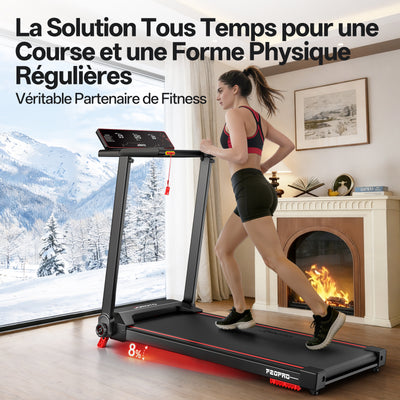 JOROTO F20PRO Tapis Roulant Pliable – 8% Incline