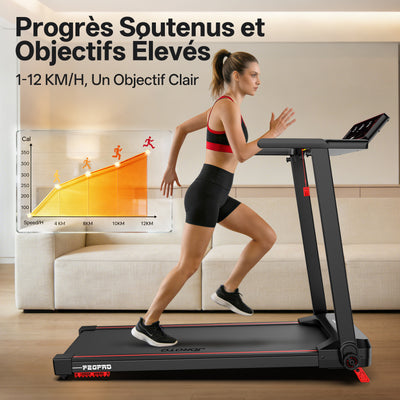 JOROTO F20PRO Tapis Roulant Pliable – 8% Incline