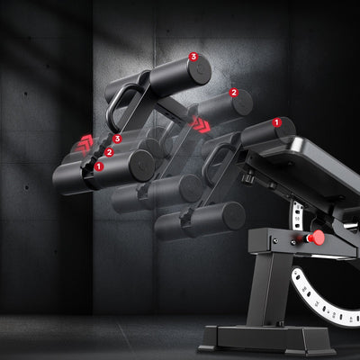 JOROTO MD65 Banc de Muscu – 800 kg, 9 Dossiers