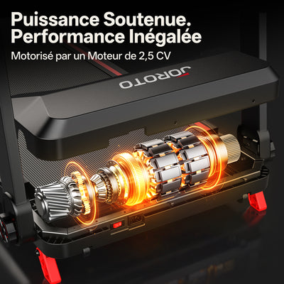 JOROTO F20PRO Tapis Roulant Pliable – 8% Incline
