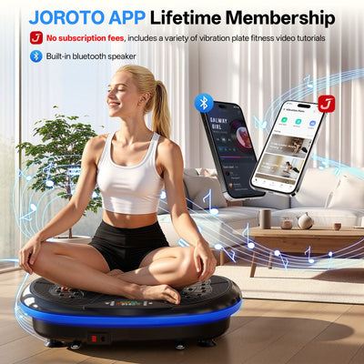 JOROTO JV80 Plateforme Vibrante 4D – 200 kg + APP Offert