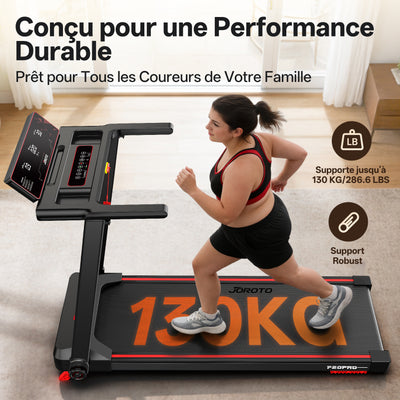 JOROTO F20PRO Tapis Roulant Pliable – 8% Incline