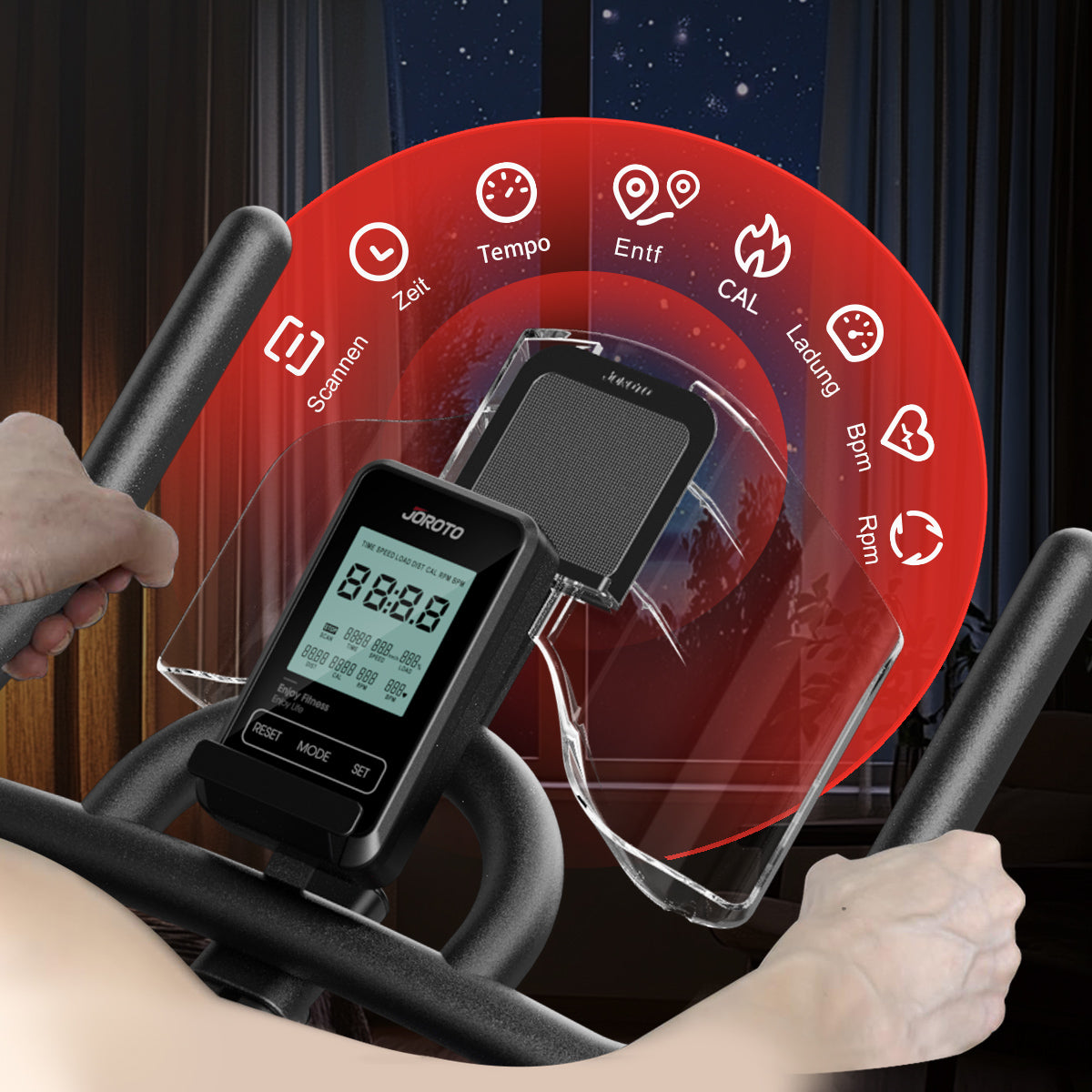 JOROTO X4S Vélo d’appartement Bluetooth Intelligent
