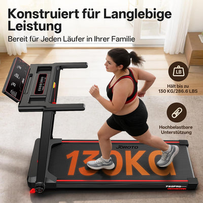JOROTO F20PRO Tapis Roulant Pliable – 8% Incline