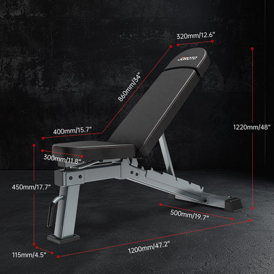 JOROTO MD80 Banc de Muscu Elite – 590 kg Sécurité