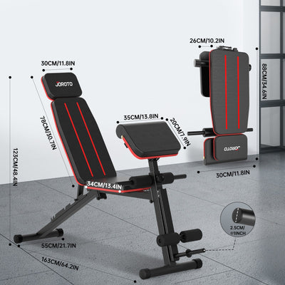 JOROTO MD55 Banc 6-en-1 – Légère & Pliable Sous Lit