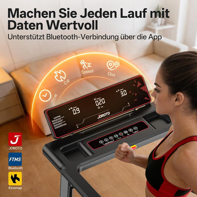 JOROTO F20PRO Tapis Roulant Pliable – 8% Incline