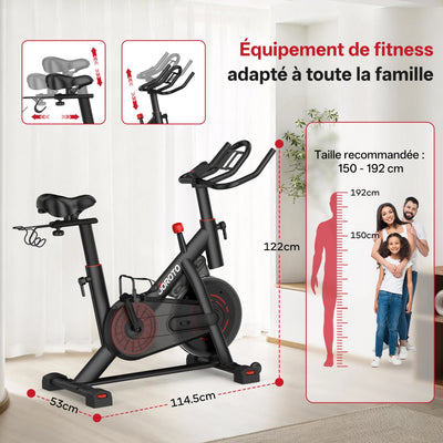 JOROTO JK10 Vélo d'Appartement – Résistance Magnétique