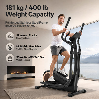JOROTO JE50 Vélo Elliptique Premium – Foulée Fluidifiée 46 cm & Protection Articulaire
