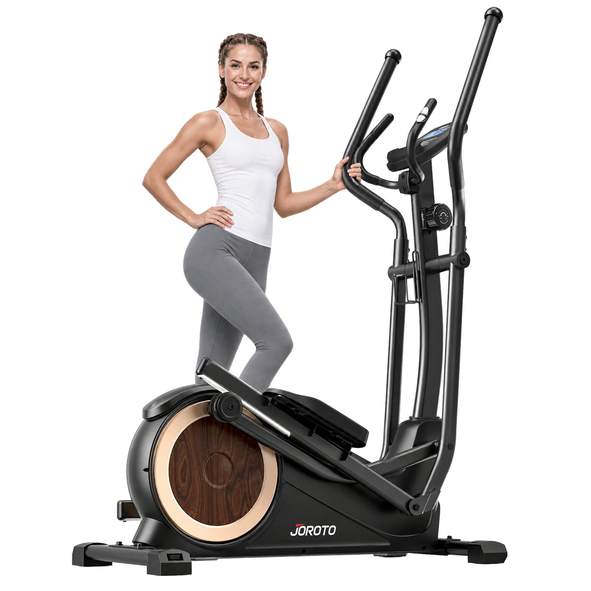 JOROTO JE50 Vélo Elliptique Premium – Foulée Fluidifiée 46 cm & Protection Articulaire
