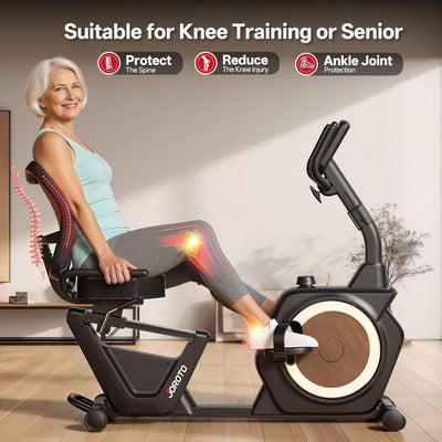 JOROTO JH50 Vélo Relax – 181 kg, <10 dB