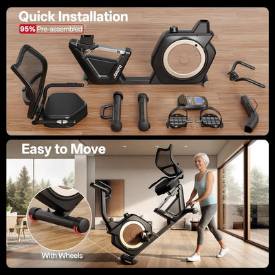 JOROTO JH50 Vélo Relax – 181 kg, <10 dB