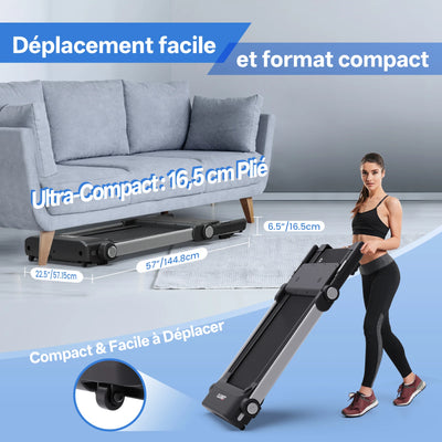 JOROTO F5 Tapis Roulant Pliable – 14 km/h, 120 kg