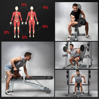 JOROTO MD80 Banc de Muscu Elite – 590 kg Sécurité