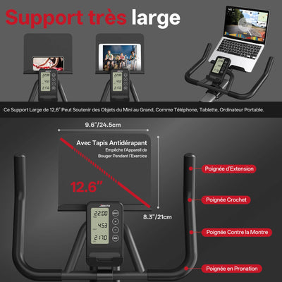 JOROTO X2PRO Vélo d’appartement Bluetooth Connecté