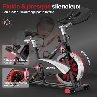 JOROTO X2PRO Vélo d’appartement Bluetooth Connecté