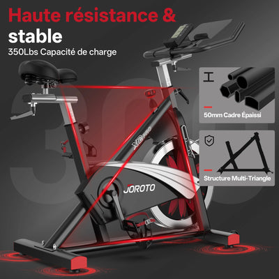 JOROTO X2PRO Vélo d’appartement Bluetooth Connecté