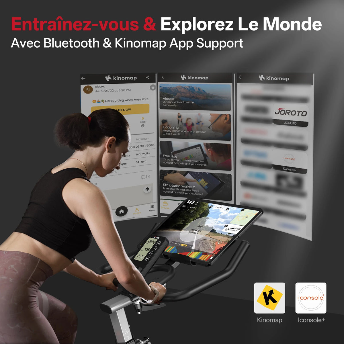 JOROTO X2PRO Vélo d’appartement Bluetooth Connecté